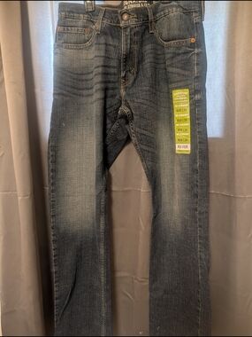 Levi's Men's Dark Blue Straight Leg Jeans 34 X 34
